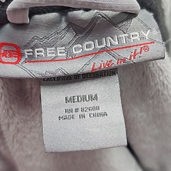Free Country Aeris II Super Softshell Jacket, Gray, Size Medium - Picture 14 of 15